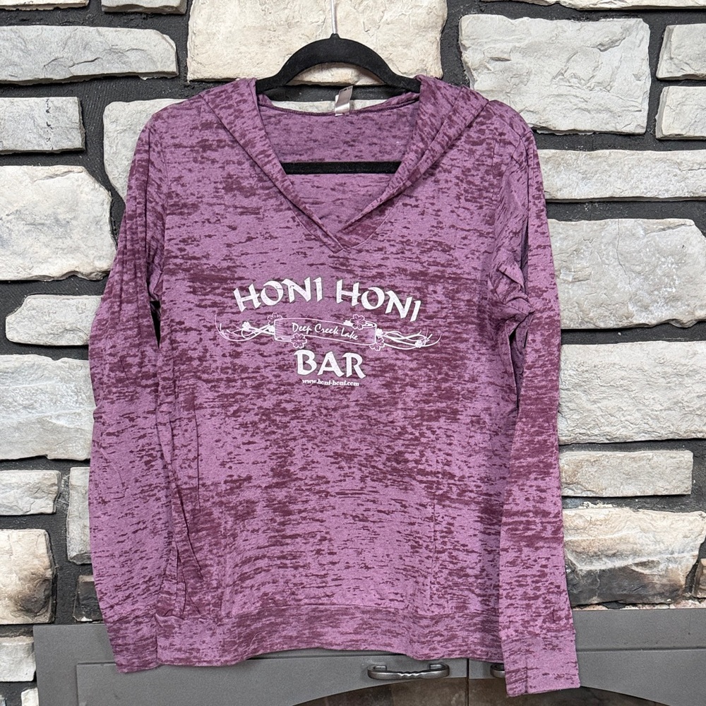 Next Level Apparel Heathered Purple Top